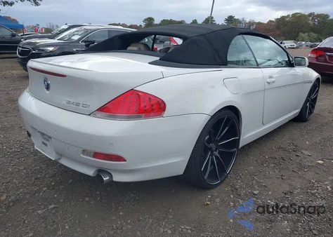 2005 BMW 645Ci z USA, uszkodzony, nr VIN WBAEK73465B325610